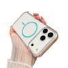 Clear Magnetic Phone Case for Apple 17 Pro/16 Plus - Full Coverage, Anti-Fall, Wireless Charging Compatible Protective Cover.