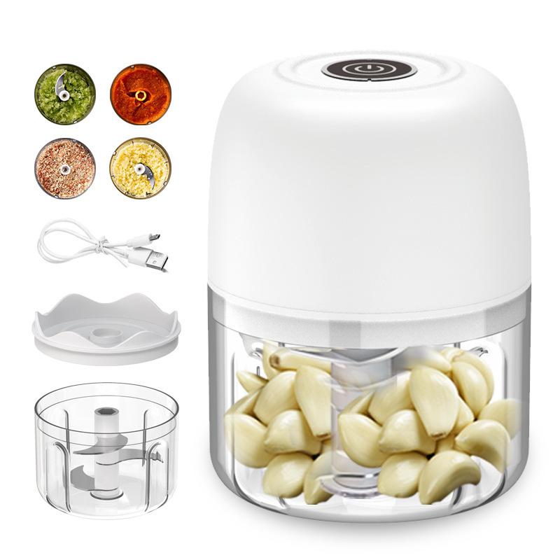 Electric Garlic Masher and Mincer for Home Use: Compact Mincing and Chopping Tool