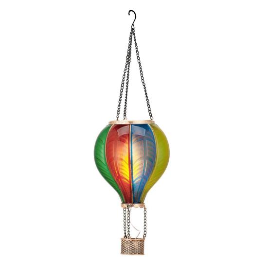 

Solar Hot Air Balloon Hanging Lantern Waterproof Night Light for Garden Patio & Bistro Auto On/Off Warm Glow Energy-Saving Outdoor Decor for Yard & 1pc