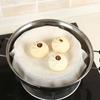 30/40/50/60cm Runde Dämpfmatte Knödel Wiederverwendbare Matte Antihaft-Pads Gebäck Dim Sum Netzmatte Kochen Küchenzubehör