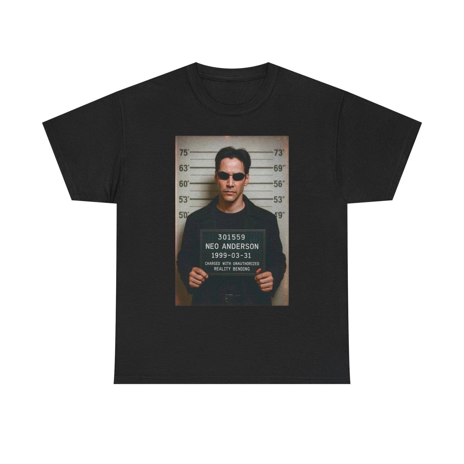 2026 Summer New Design Matrix Fun Pattern HighQuality Comfortable Mens Roundneck Printed TShirt S