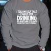 Herren Rundhals-Sweatshirt, schrumpffest & pflegeleicht, tägliches Essential für einen geschäftigen Lebensstil