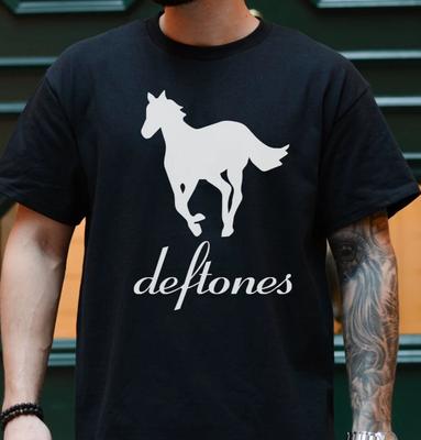 Deftones White Pony Logo T-Shirt Rock Band Vintage Black Comfort Colors 1717 Tee