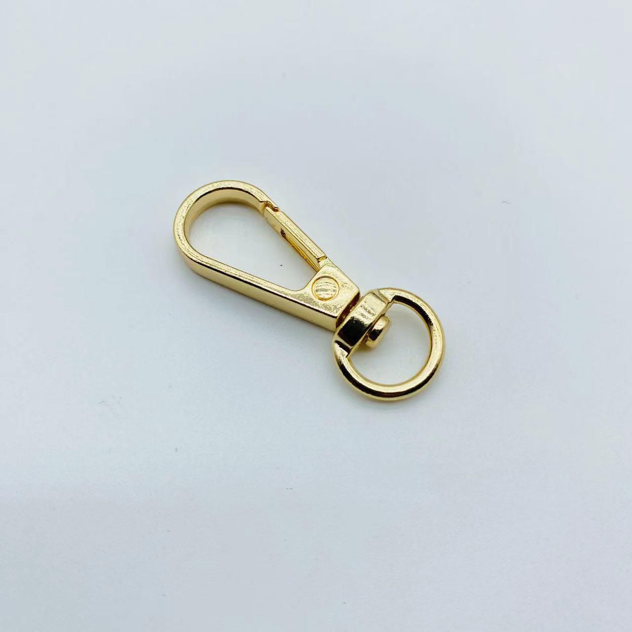 Крючок-застежка круглой формы из цинкового сплава для сумок и собак, брелок, металлический крючок, аксессуар.