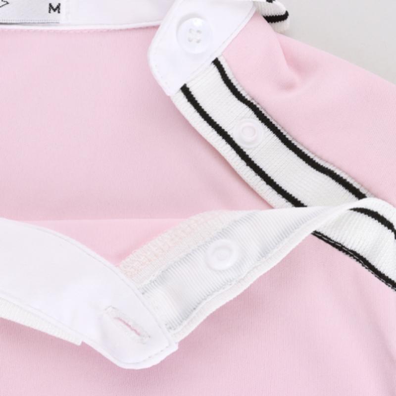 Shop   Women S Golf Wear Side BuTTon Long Sleeve T ShirT Lb wSh 215 whiTe