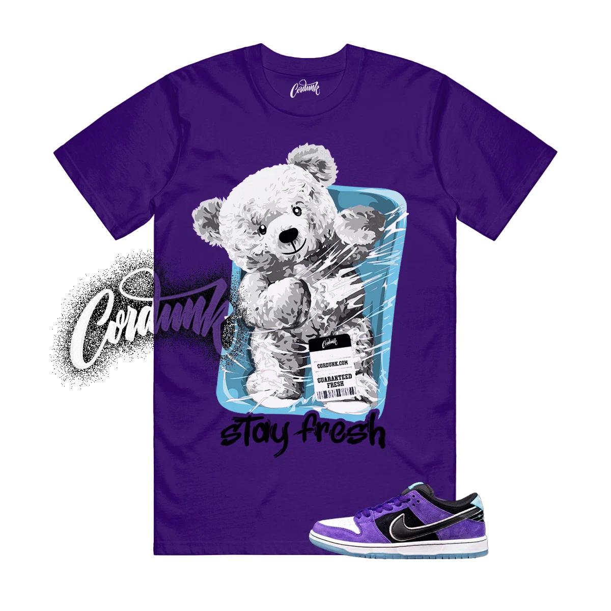 

Dunk Hayley Court Пурпурный Черный Белый Лагуна Пульс Кукла Футболка Совпадение STAY 3XL
