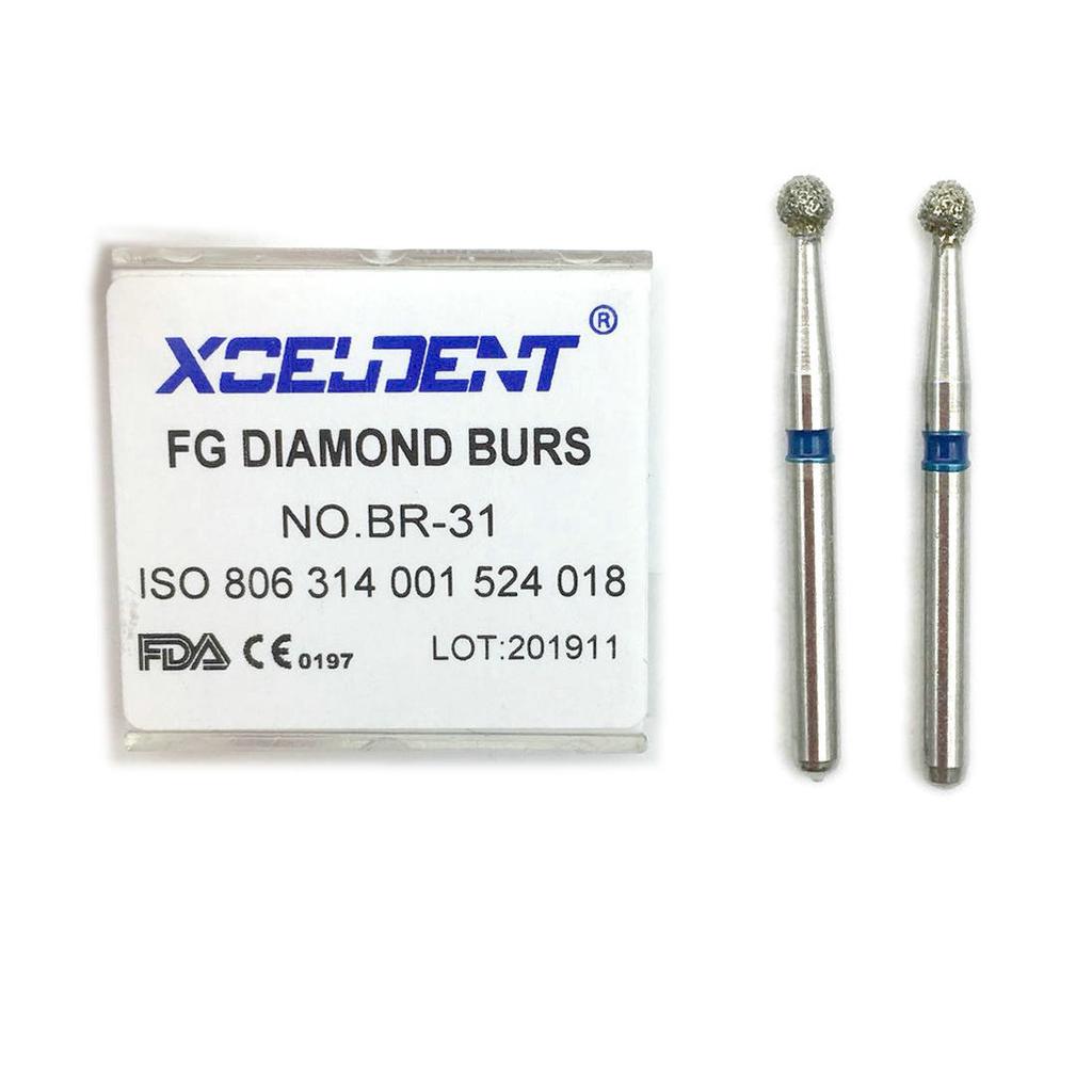 10PCS 1,6mm Dental FG High Speed ​​Burs Dental Zähne Polieren Werkzeug Für Zahnmedizin Labor BR-31
