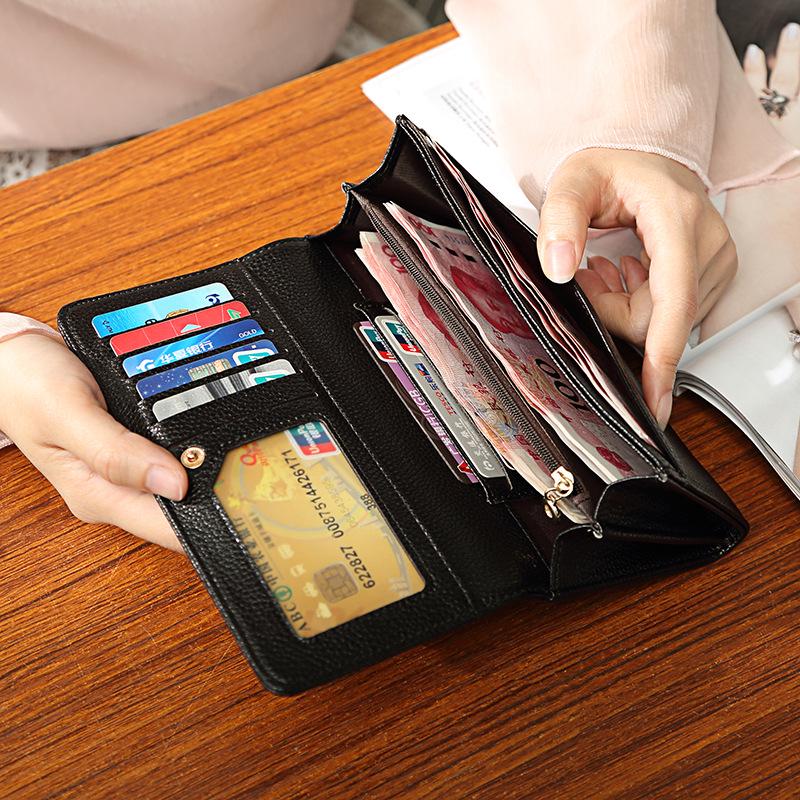 Women's Stylish Long Wallet - Clutch Purse, Coin Pouch & Card Holder