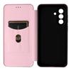 For Samsung Galaxy A57 5G Case Carbon Fiber Texture Drop-Proof PU Leather Phone Cover