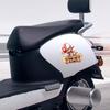 Car Window Decals PVC Baby Scooter Design Automotive Door Decals Scratch-Proof Adhesive Stickers For Sedan Motorcycles RV