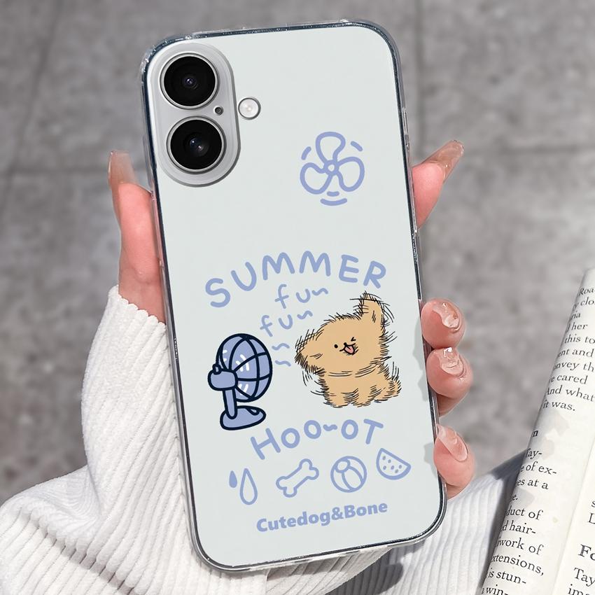 For iPhone 17 Air 16 15 14 13 Pro Max Plus 16e Luxury Clear Phone Case Cute Couple Piggy Pattern Soft Silicone Anti Slip Shell For iPhone Bumper Cover