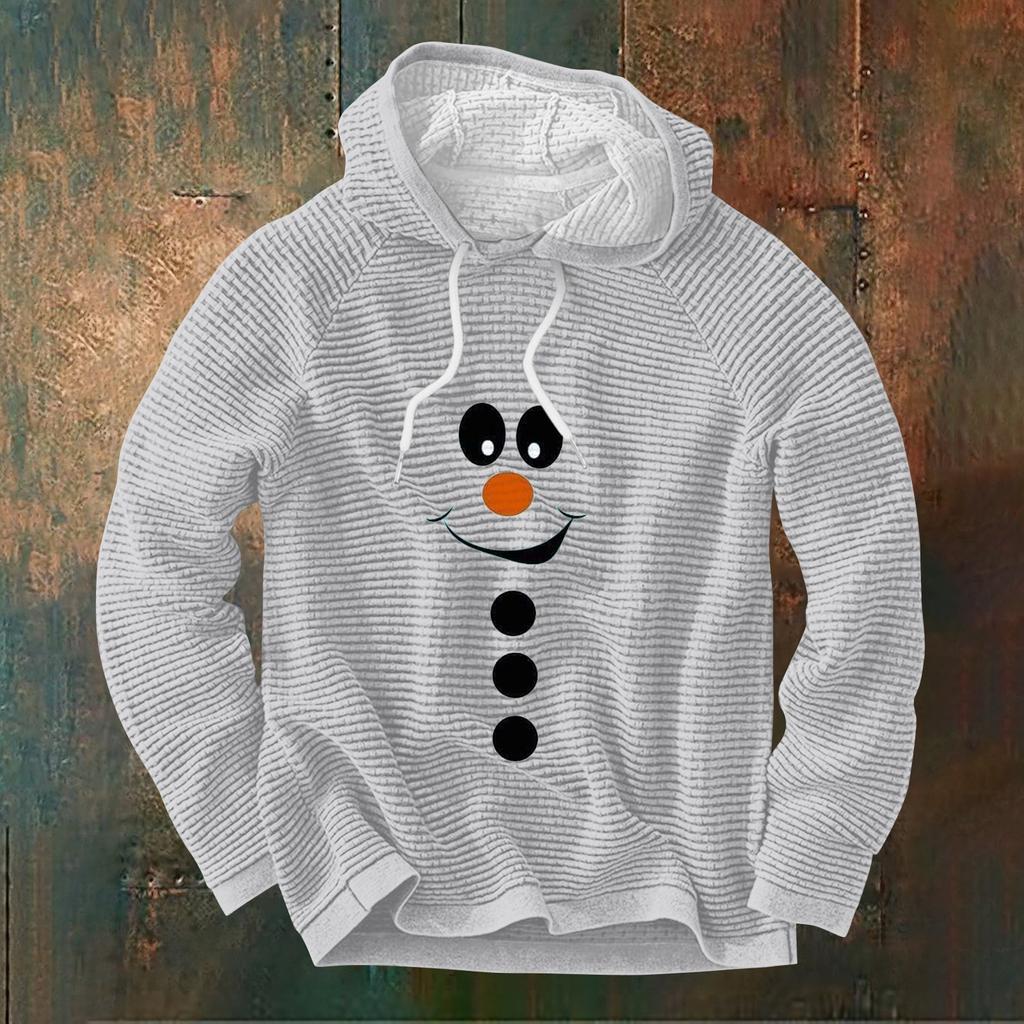 Men'S Casual And Fashionable Long Sleeved Hooded Pullover