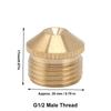 5PCS Gold Fogging Sprinkler Head Brass Garden Cooling System Nozzles  Garden Irrigation