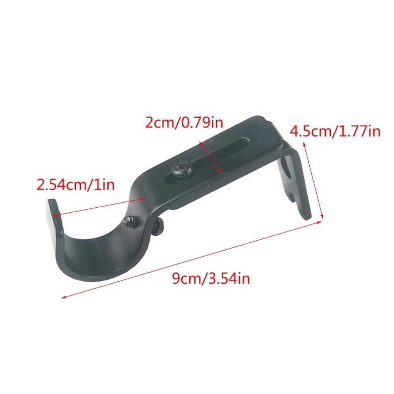 Adjustment Curtain Rod Support Modern Curtain Rod Bracket Window Rod Hold Expandable Rod Support Bracket for Bedroom