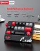 Mechanical Mini Keyboard with Hot-Swappable Red Switches and TYPE-C Wired Connection for Gaming, Office, and Financial Use.
