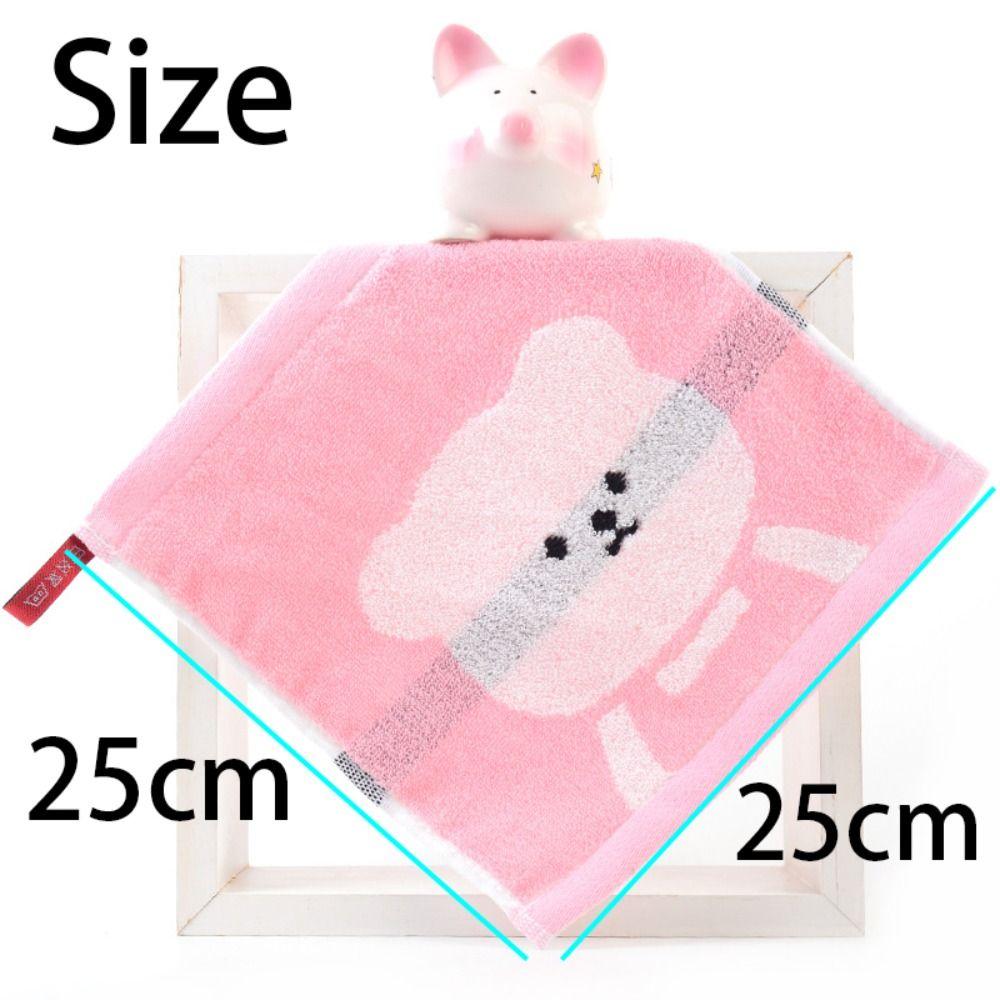 3Pcs Cute Bear Dishcloth Cotton Children's Handkerchief Halloween Bath Towel  Household