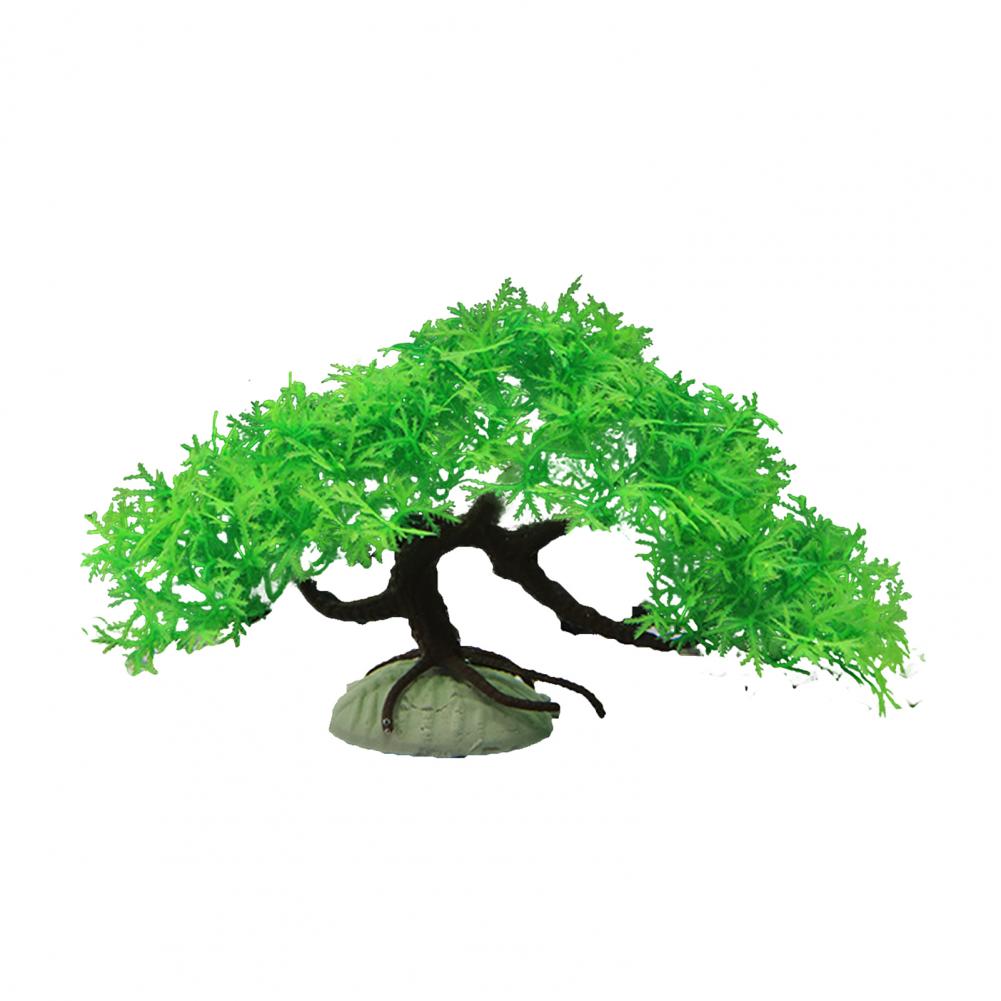 Ornamental Harmless Fish Tank Landscaping Simulation Plant Non-fading Eco-friendly Simulation Pine Tree Home Supply