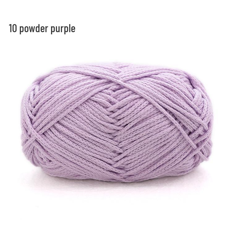 Xue Feier Suxin 2mm Round Hollow Pure Cotton Crochet Yarn for DIY Knitting