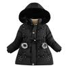 Kids' Fashion Fleece-Lined Thickened Hooded Oversized Sweatshirt Warm Casual Jacket For Fall/Winter