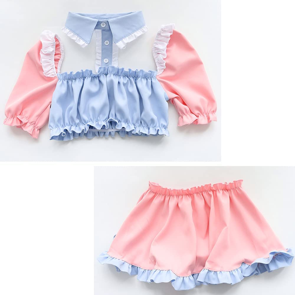 SHLYMP Maid Sexy Maid Sexy Babydoll Bikini Mini One Size Fits Pink Costume, Lingerie, Cosplay, Erotic, Extreme, Naughty, Lingerie, Dress, Apron,