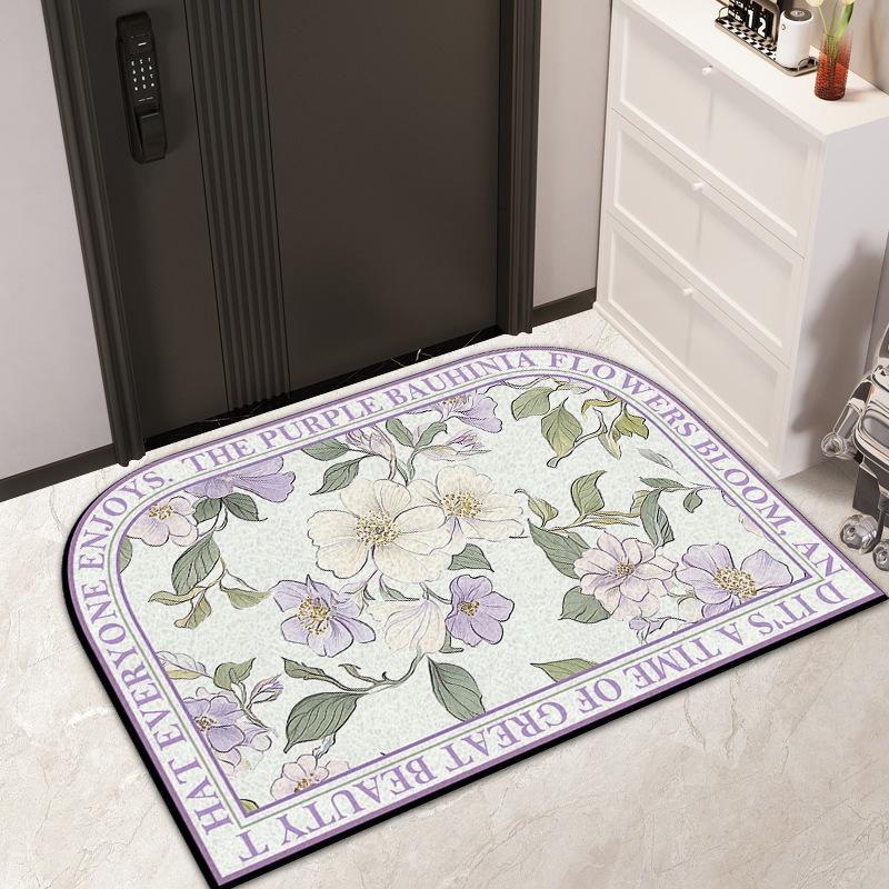 

Входная дверь Цветочный Шелковый Напольный Коврик Бытовой Входной Дверь Грязезащитный Коврик Уличный Грязеотталкивающий Пылеудаление Может Быть Изготовлен По Индивидуальному Заказу Ковер 40 * 60CM Silk Ring