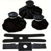 Reusable Hot/Cold Ice Bag Set – 3 Sizes (6", 9", 11") Cotton Material for Knee, Head & Leg – Versatile Cooling & Warming Compres