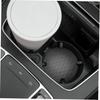 HEALEEP Car Drink Coaster Set of Silicone Cup Car Interior Storage Pad for Highly Easy to x x cm 4, Mat, Round, Non-Slip, Soundproof,