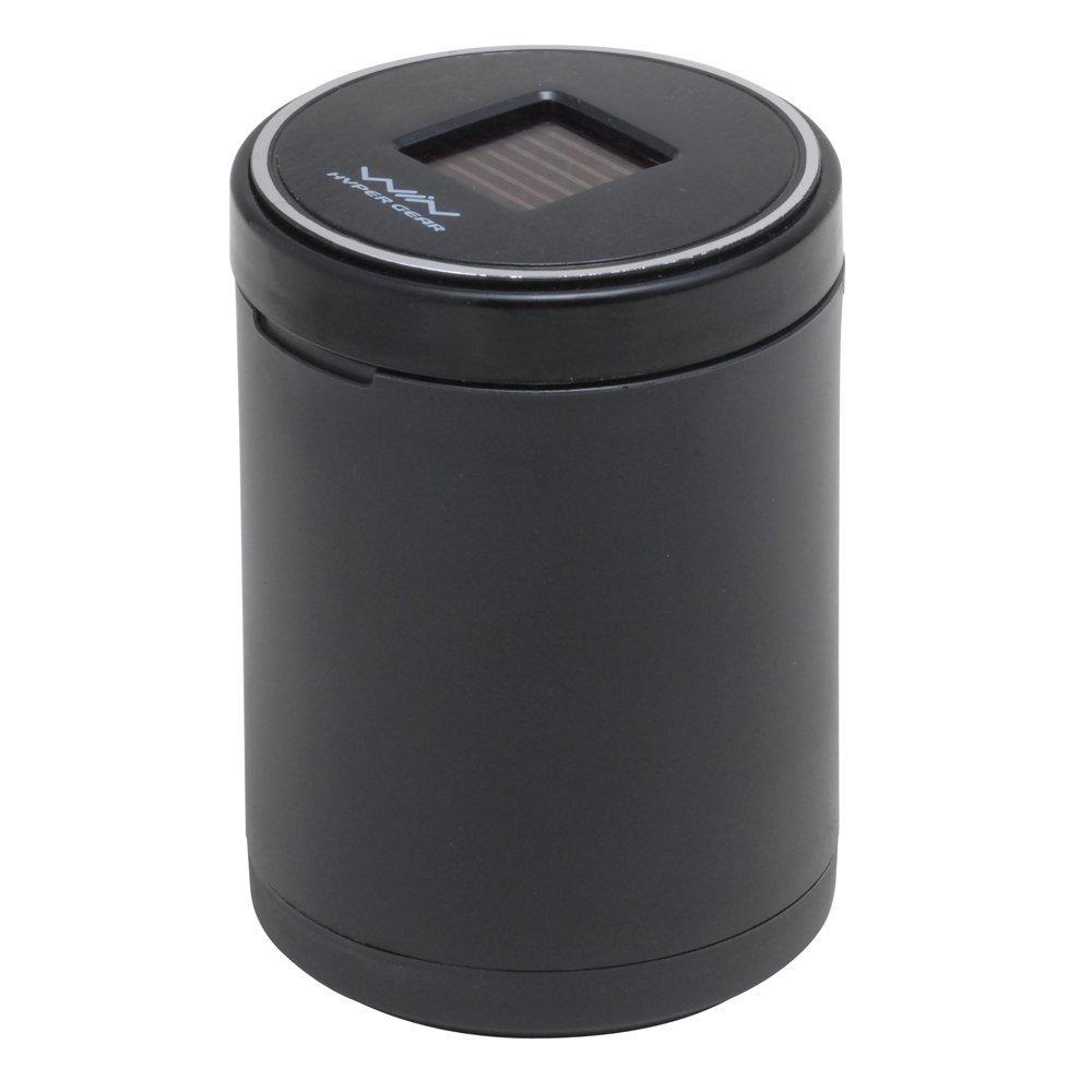 SEIWA Solar Fine Ash Car Drink Holder with W596 Ashtray, Type, Black, LED,