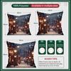 45X45Cm Christmas Theme Pillowcase Bedroom Sofa Cushion Cover 100% Polyester Living Room Cushion Pillowcase Home Decor