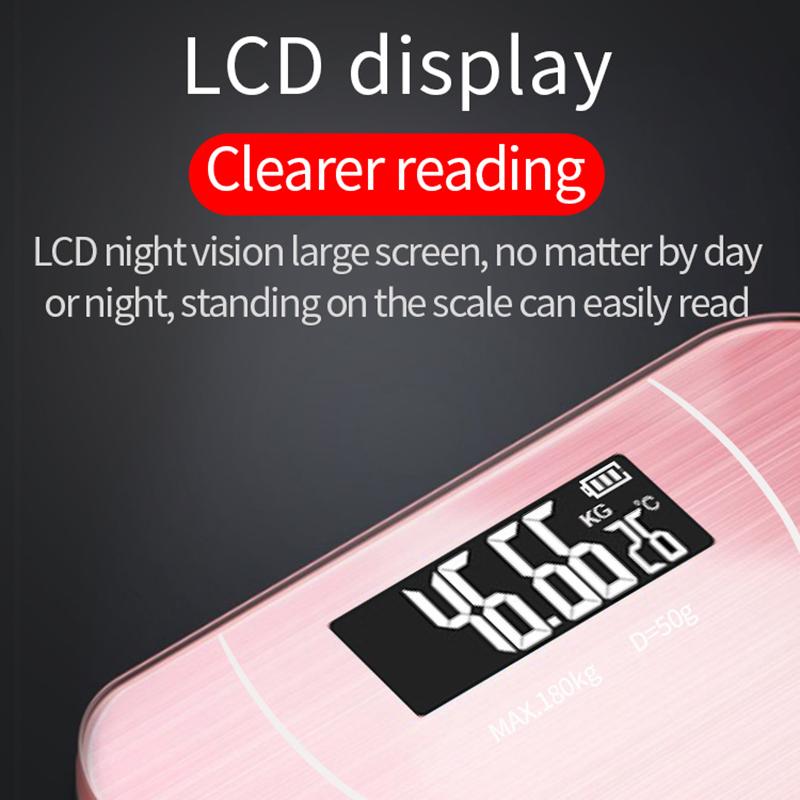 Body Fat Scale Smart Wireless Digital Bathroom Weight Scale Body Composition Analyzer With Smartphone App Bluetooth-compatible