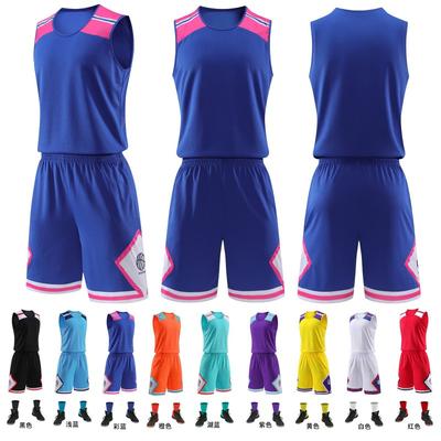 Basketball Jersey Set Kids Adults Training Match Sports Uniform