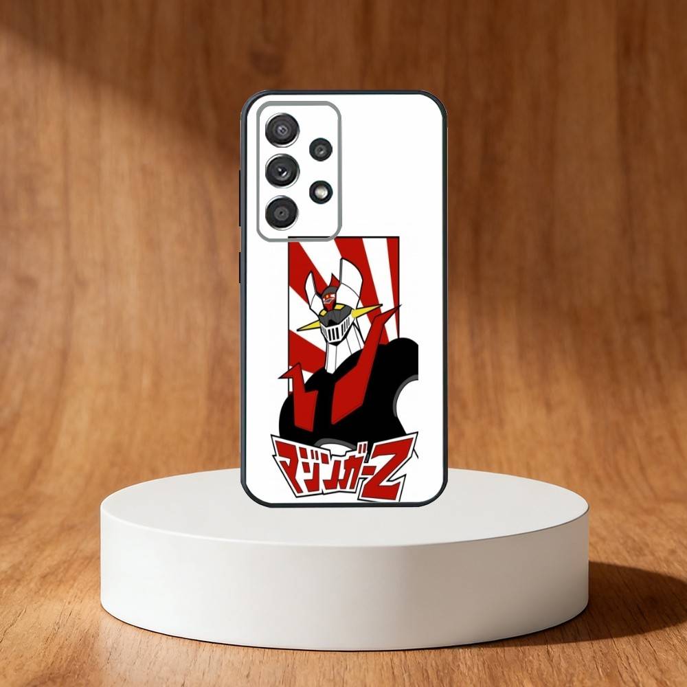 Mazinger Z Robot Phone Case For Samsung S25,S24,S21,S22,S23,S30,Ultra,S20,Plus,Fe,Note,10,9,5G Black Cover