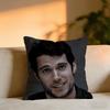 Henry Cavill Cushion Cover Cozy Velvet Throw PillowSoft Warm Cushion For Sofa  Bed