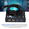 2 Port USB3.0 + 2 Port USB2.0 HUB Expansion Floppy Drive Front Panel