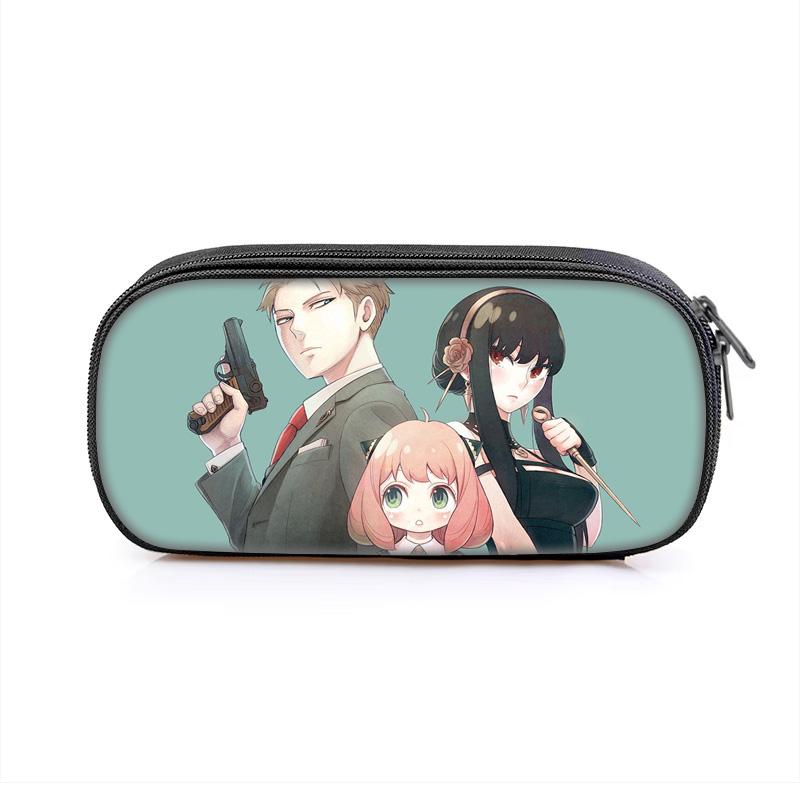 SPY×FAMILY Federmäppchen vielseitig Cartoon große Kapazität beliebtes Produkt, bestes Geschenk für Jungen und Mädchen zum Schulanfang und Geburtstag