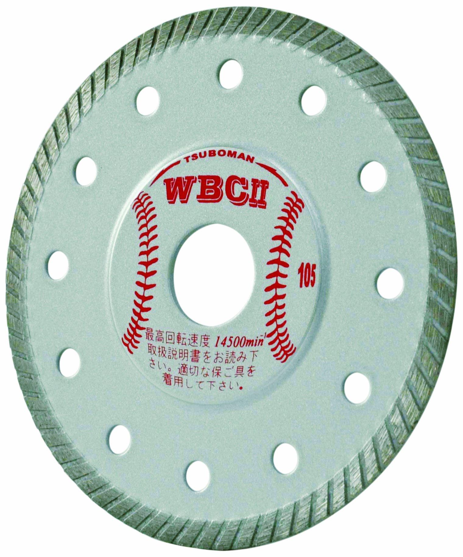 

Tsuboman Diamond Cutter WBCII-105 105 x 1.1 x 5 x 20