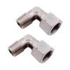 Corrosion Proof 90 Degree Rotating Joint 1/8NPT Female Fitting Ideal for Hydraulic Systems Water Gas Lines and Projects