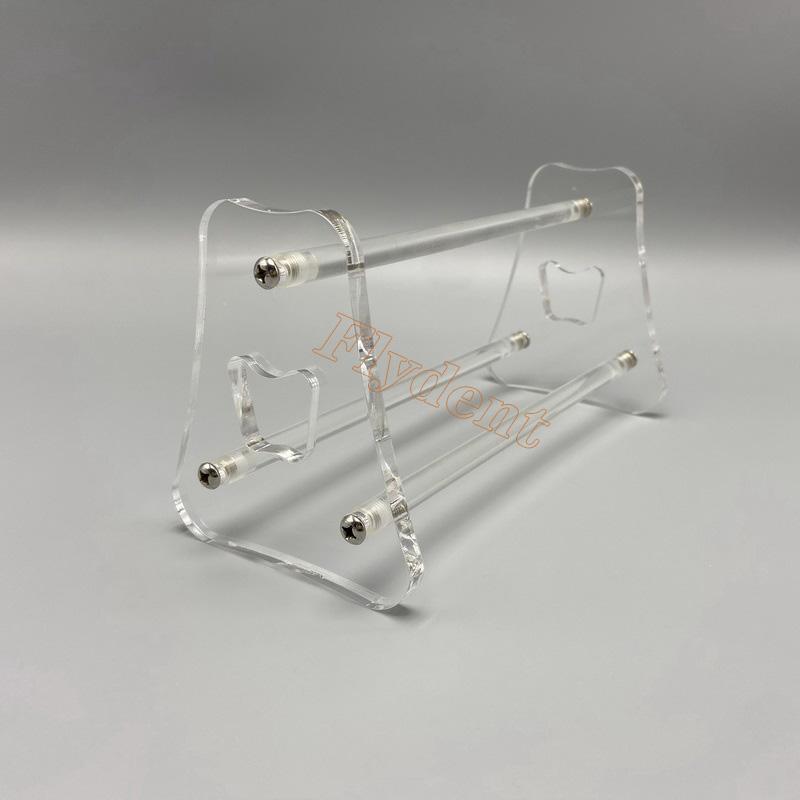1 Set Dental-Kieferorthopädie-Zangenregal Organizer Acryl-Ständer Halter Pinzetten-Rack Klare Zahnmedizinische Werkzeuge
