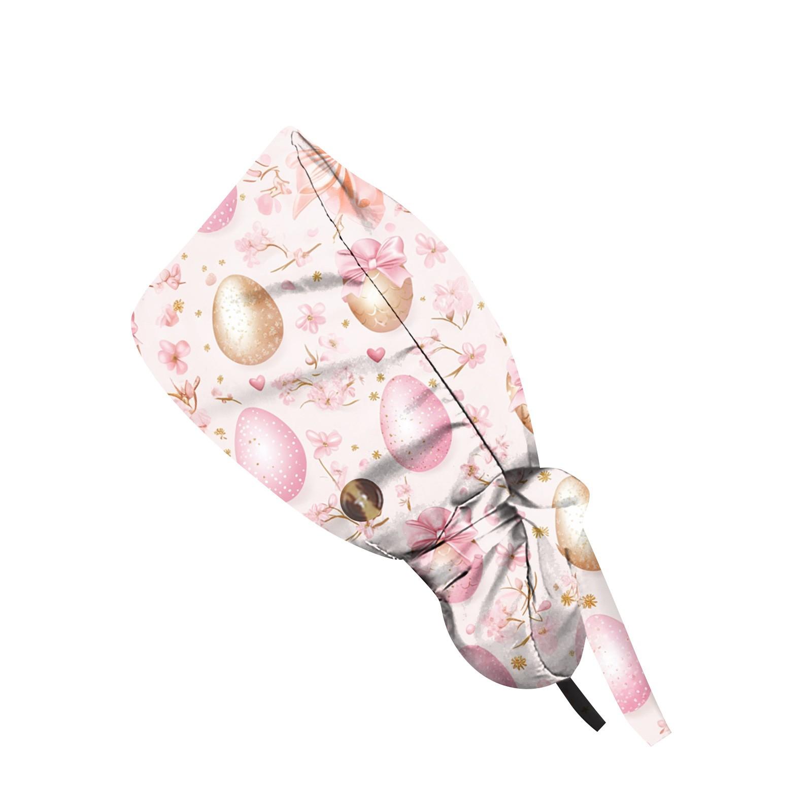 

Модная рабочая кепка с пасхальным принтом, повседневная женская кепка с хвостиком, кепка с мытьем, кепка Baotou One Size розовый