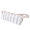 Hair Tools Travel Bag Reinforced Handle Water Proof Hair Dryer Storage Case for Accessories Gray White Stripe