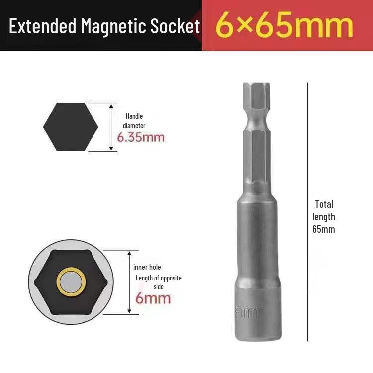 Enhanced Magnetic Hex Bit Set for Electric and Air Wrenches