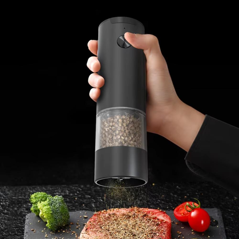 With Adjustable Coarseness Automatic Spice Mill Refillable Salt and Pepper Grinding Bottle Cooking