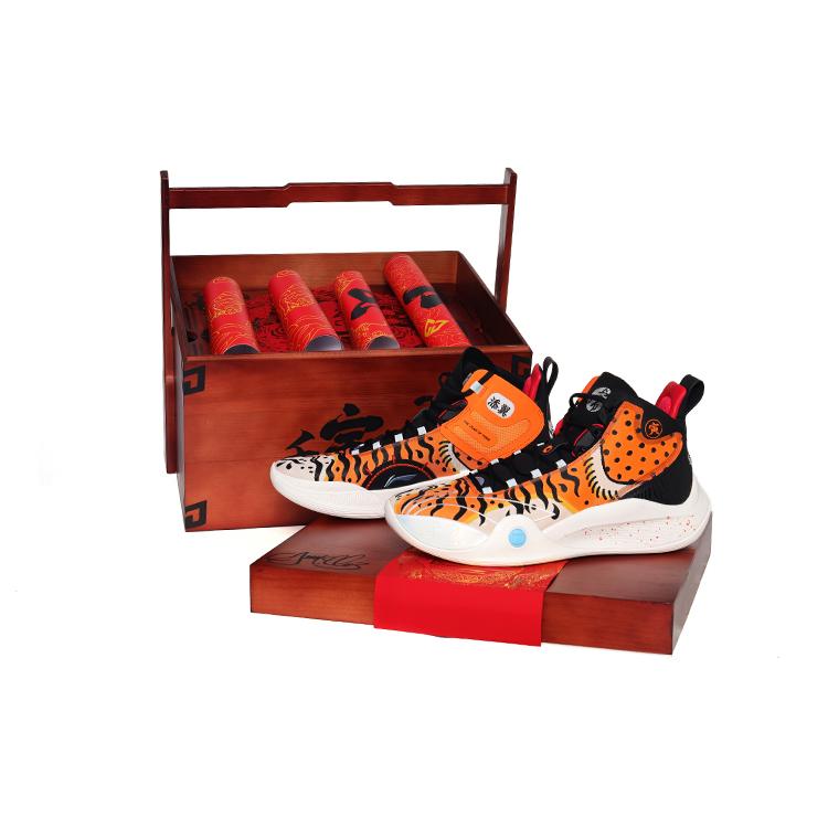 

Li Ning CJ 1 CJ 1 Textile, Synthetic Leather, TPU Cushioning Slip Resistant Abrasion Resistant Coverage Support Mid top ABAR019-25(S-BOX) 43.5