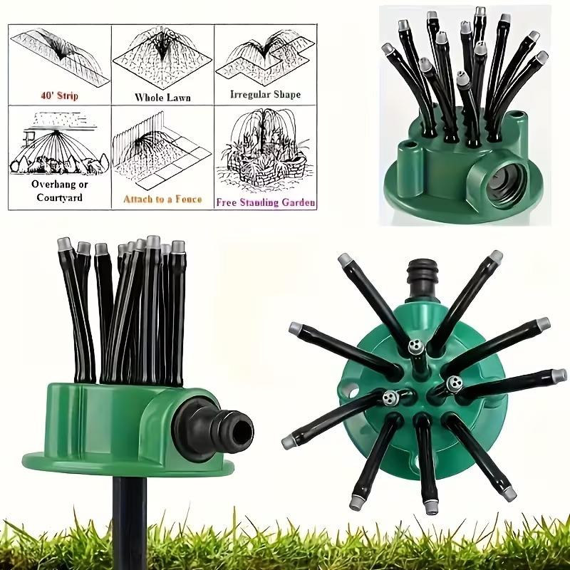 1/2/3PCS 360 Degree Automatic Garden Sprinklers WateringGrassLawn RotaryNozzle RotatingWater Sprinkler System GardenSupplies Spr