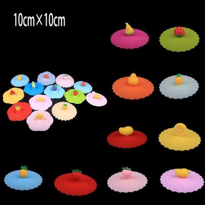Silicone Cup Lid Anti-Dust Drink Mug Cover Tea Cup Cover Mug Suction Seal Cap