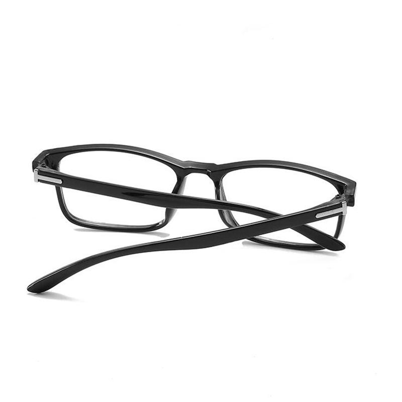 Square Flower Frame Myopia Glasses Unisex Ultralight Clear Mirror Prescription 0 To -6 Nearsighted Eyewear