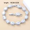 Water Drop Female Bracelet Bangle Natural Crystal Romantic Wedding 12-Colors Fine Jewelry For Women Gift