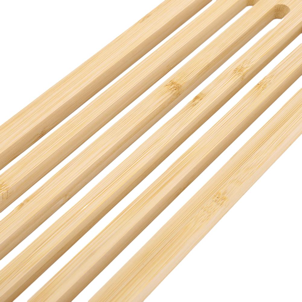 2Pcs Bamboo Tea Tray with Storage Bag Portable Cutting Board Bamboo Chopping Board for Serving Wood Decorative Table Cup Storage