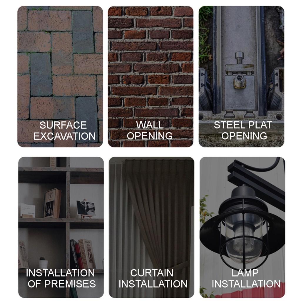 2 in 1 Electric Impact Drill Rotary Hammer Brushles Cordless Hammer Electric Drill for 18V Battery