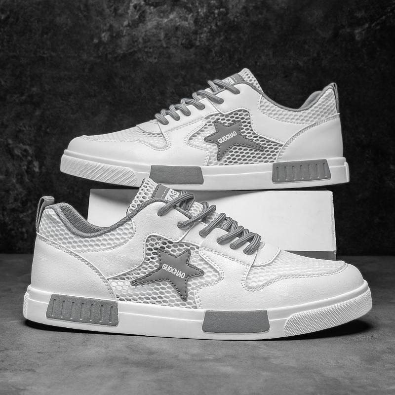 YRZL Mens Sneakers Outdoor Mesh Breathable Soft  Non Slip Walking Shoes Men Comfortable Casual Sport Shoes for Men